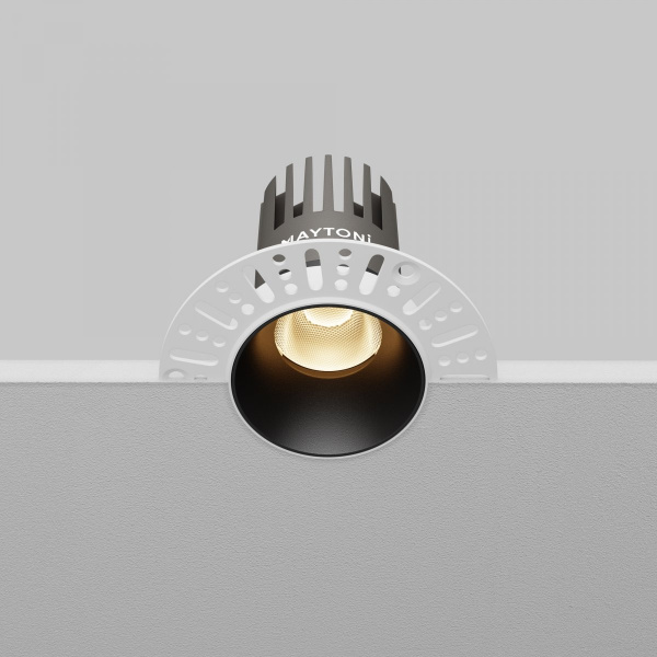 фото Встраиваемый светильник Maytoni Technical Dip DL124-10W-3K-TRS-B, черный
