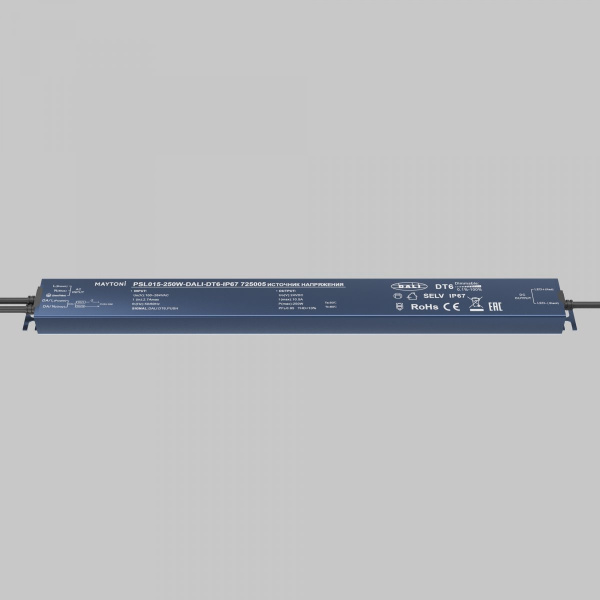 фото Источник напряжения 24В DALI DT6 250Вт IP 67 Maytoni 725005, серебро