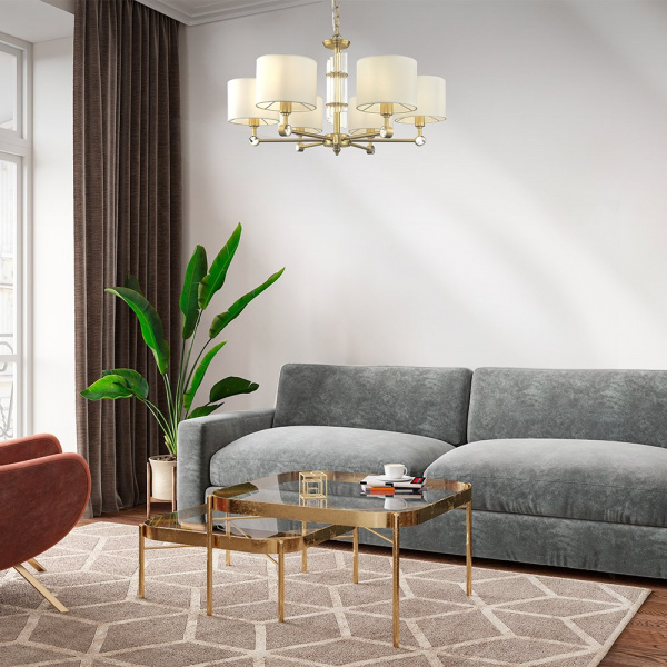 фото Подвесной светильник Maytoni Alloro MOD088PL-06BS, латунь
