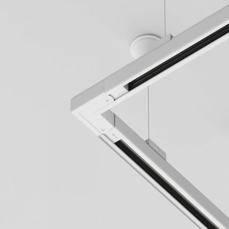 фото Коннектор угловой внешний Trinity белый Maytoni Technical TRA005CL-31W-L