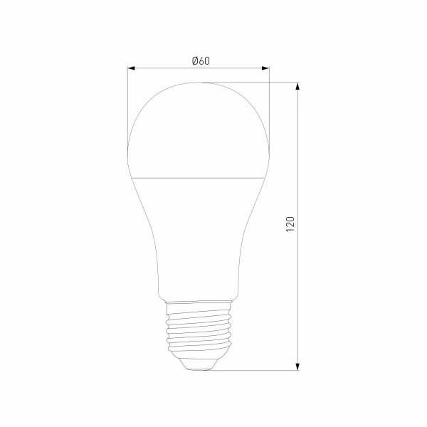 фото Умная лампа Classic LED А60 Е27 12W 3300К-6500К CCT+DIM (BLE2778)