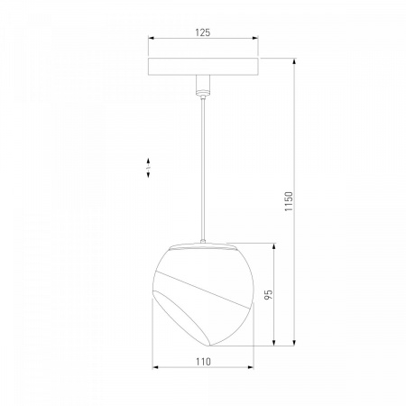 фото Slim Magnetic Трековый светильник 12W 4200K Lars белый 85033/01