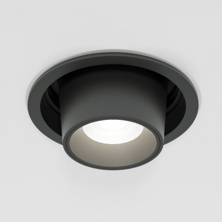 фото Потолочный светодиодный светильник поворотный Conner 8W 4000K чёрный 25086/LED