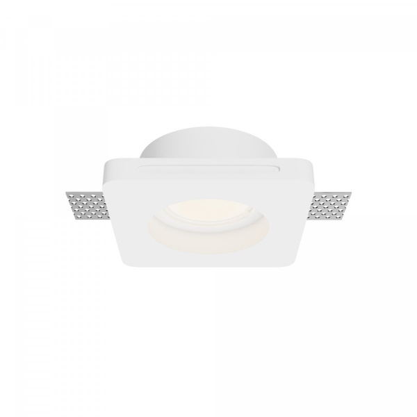 Встраиваемый светильник Maytoni Technical Gyps Modern DL002-GU10-01-W, белый