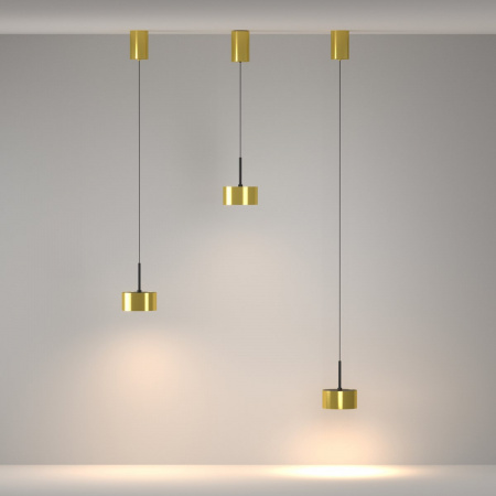 фото Подвесной светильник Maytoni Glare P102PL-12W3K-BS, латунь