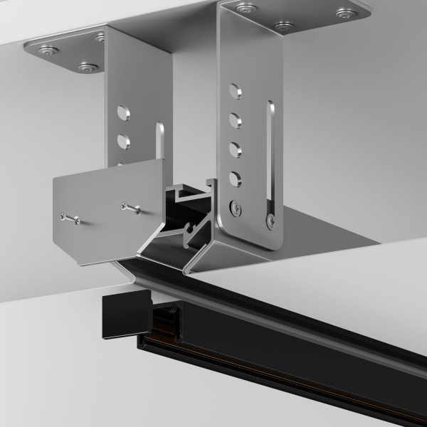 фото Профиль для монтажа Exility X в натяжной ПВХ потолок, 2м Maytoni Technical TRA239MP-212S, серебро