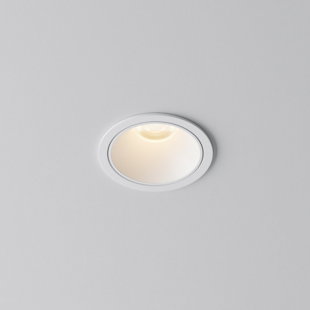 фото Встраиваемый светильник Maytoni Technical Alfa LED DL043-01-10W3K-RD-W-1, белый