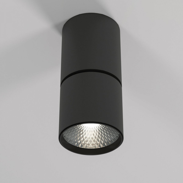 фото Светильник потолочный поворотный светодиодный Sens 10W 4000K чёрный 25042/LED