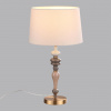 фото Античн.бронза/беж.абажур/металл/керамика Насттол.лампа E27 1*60W HOMI CLASSIC, арт. 5040/1T