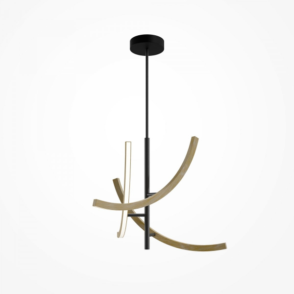 фото Подвесной светильник Maytoni Wabi MOD428PL-L27BK, черный