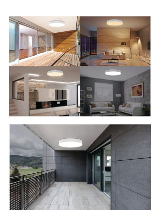 фото Светильник WC3045LED 45W 3CCT черный