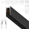 Шинопровод 4-контактный накладной 48V 2м Uno, черный Lightstar 509027P