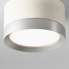 фото Потолочный светильник Maytoni Technical Hoop C086CL-GX53-SRD-WS, белый с серебром