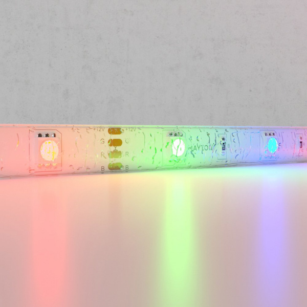 Светодиодная лента 12В 5050 7,2Вт/м Цветная (RGB) 5м IP65 Maytoni 10127, белый