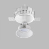 фото Комплект из светильника и рамки DOMINO ROUND MR16 БЕЛЫЙ Domino Lightstar G214606