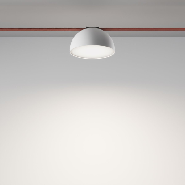 фото Трековый подвесной светильник Maytoni Technical Bowl TR126B-20W4K-W, белый