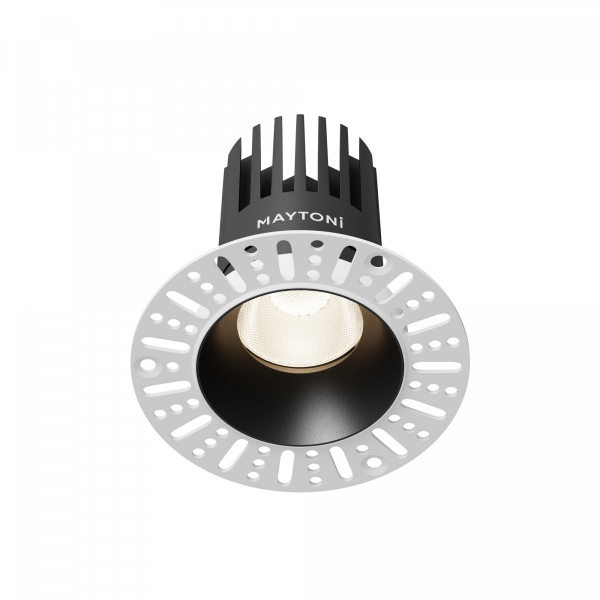 Встраиваемый светильник Maytoni Technical Dip DL121-15W-4K-TRS-B, черный