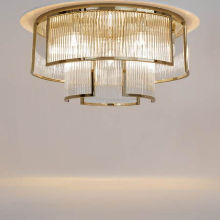 фото Потолочный светильник Maytoni Frame MOD174CL-09G, золото