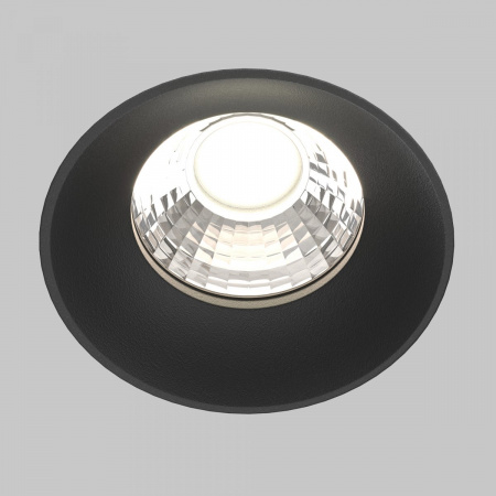 фото Встраиваемый светильник Maytoni Technical Round DL058-12W4K-TRS-B, черный