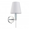 Хром/серый, металл/керамика/текстиль Бра Е14 1*40W 220V KARMEN CLASSI, арт. 8279/1W