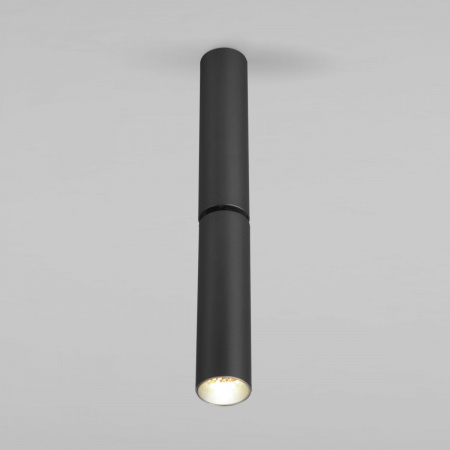фото Накладной поворотный светодиодный светильник с антибликовой решеткой Pika 25029/LED 6W 4200K чёрный
