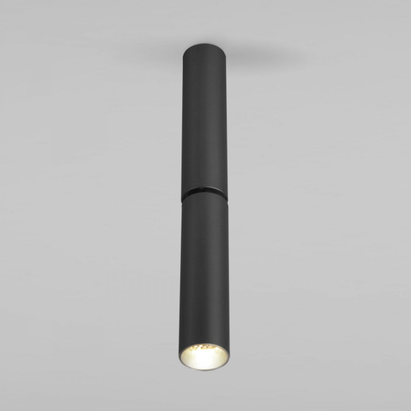фото Накладной поворотный светодиодный светильник с антибликовой решеткой Pika 25029/LED 6W 4200K чёрный