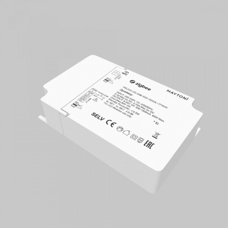 фото Источник тока ZIGBEE 65Вт 500-1500А Maytoni 771005, белый