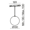 фото Трековый светильник Maytoni Technical Luna TR039-4-5WTW-DD-B, черный