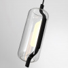 фото Черный матовый/прозрачный/стекло Подвес LED 10W 3000K KAVIA L-VISION, арт. 5003/10L