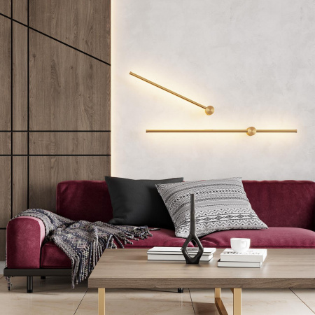 фото Золото Настенный светильник IP20 LED 18W 849Лм 3000K FILLINI HIGHTECH, арт. 4335/18WG