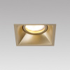 фото Комплект из светильника и рамки DOMINO QUAD MR16 ЗОЛОТО Domino Lightstar G214503