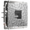 фото Розетка Ethernet RJ-45 (Hammer серебряный) W1281006