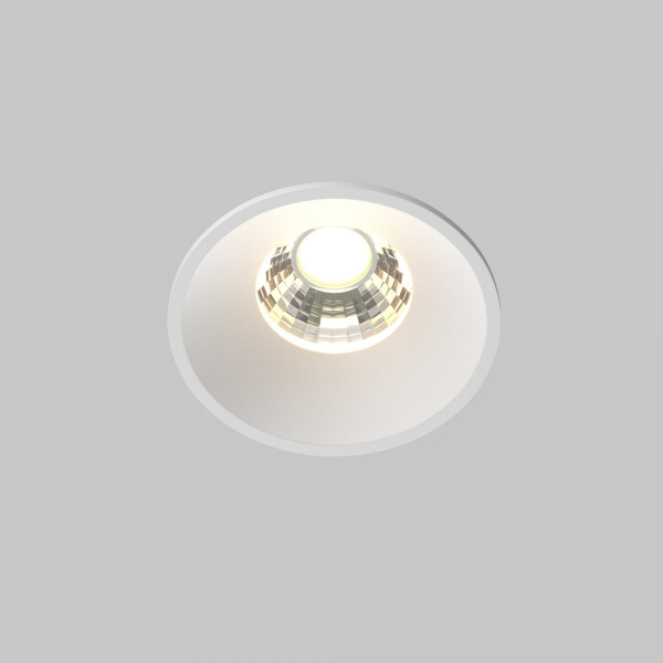 фото Встраиваемый светильник Maytoni Technical Round DL058-7W3K-W, белый