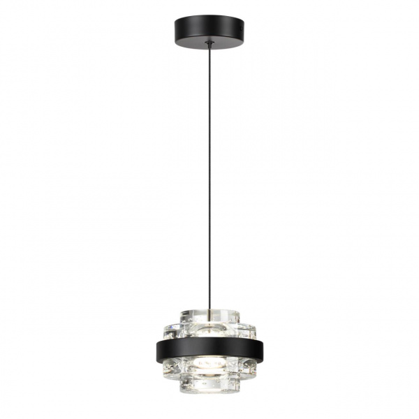 фото Чёрный/металл/акрил Подвес LED 6W 4000K 432лм KLOT L-VISION, арт. 5031/6L