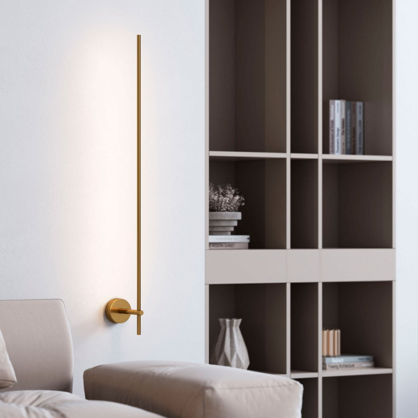 Светильник настенный светодиодный Fine LED 3000К 40132/LED латунь