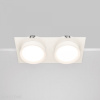 фото Встраиваемый светильник Maytoni Technical Hoop DL086-02-GX53-SQ-W, белый