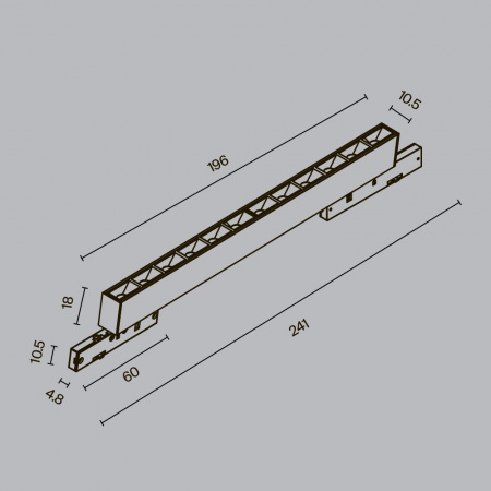 фото Трековый светильник Maytoni Technical Points TR193-1-10W4K-M-B, черный