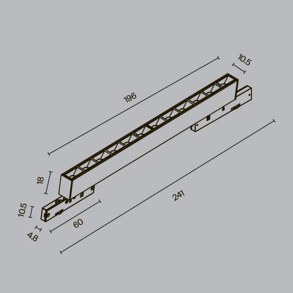 фото Трековый светильник Maytoni Technical Points TR193-1-10W4K-M-B, черный