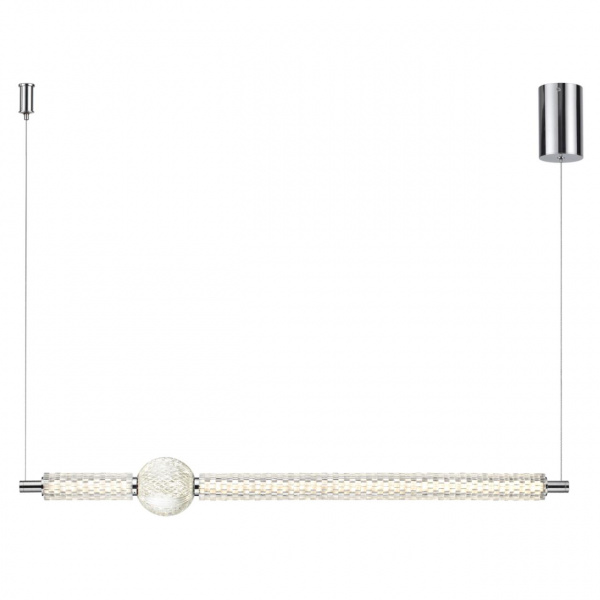 фото Хром/металл/акрил Подвес LED 28W 4000K 2089лм CRYSTAL L-VISION, арт. 5007/28L