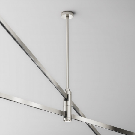 фото Крепление потолочное Среднее / Medium двойное 300мм Flarity платина Maytoni Technical TRA158C-D1-PT