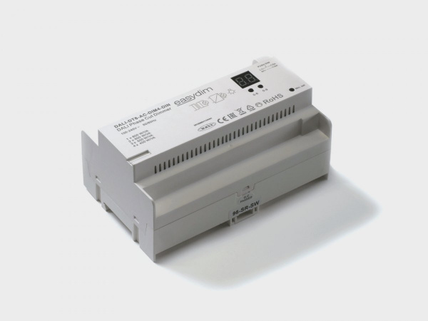 Декодер SWG DALI фазовый четырехканальный диммер 220В, DALI-DT6-AC-DIM4-DIN