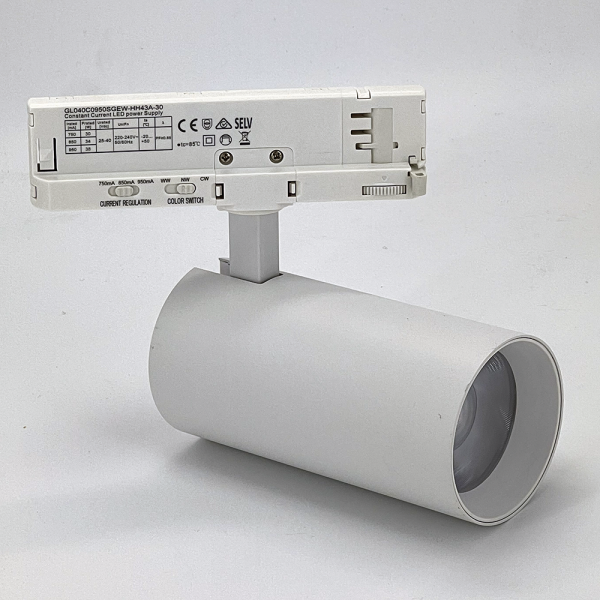 фото Светильник светодиодный TR8440 трековый COB 40W 3CCT цвет:белый