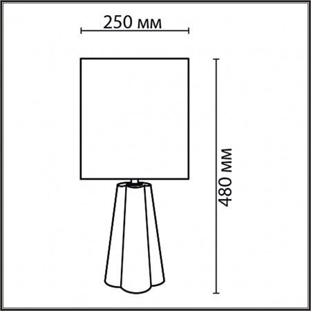 фото Черный/серый, керамика/текстиль Настольная лампа E27 1*60W 220V HINAMI COMFI, арт. 8125/1T