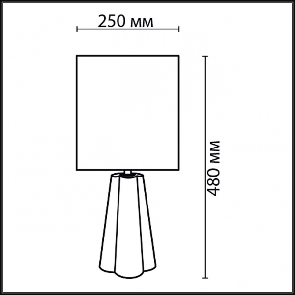 фото Черный/серый, керамика/текстиль Настольная лампа E27 1*60W 220V HINAMI COMFI, арт. 8125/1T