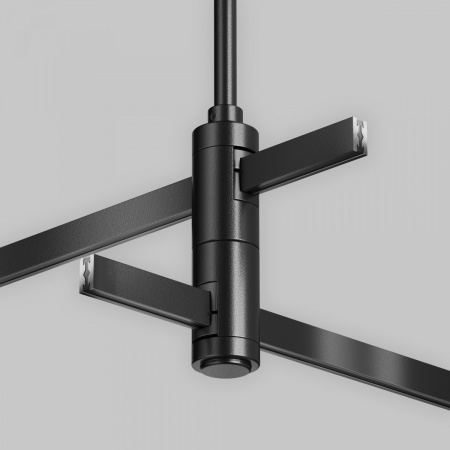 фото Крепление потолочное Среднее / Medium двойное 300мм Flarity черный Maytoni Technical TRA158C-D1-B