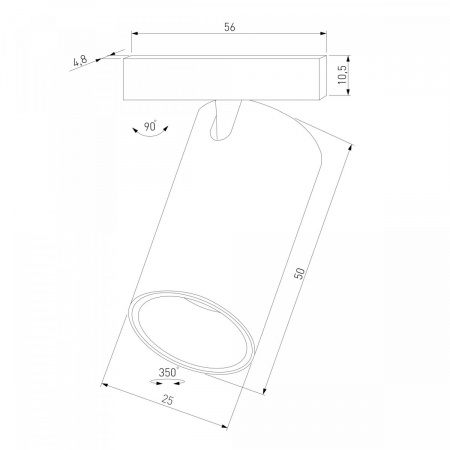фото Mini Magnetic Трековый светильник 3W 3000K черный 85200/01