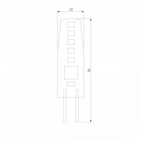фото Светодиодная лампа G4 LED 3W 220V 360° 3300K BLG409