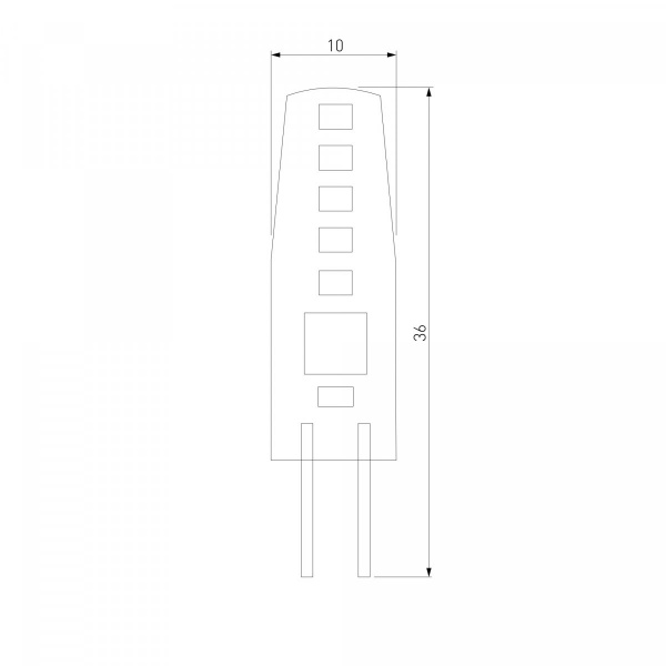 фото Светодиодная лампа G4 LED 3W 220V 360° 3300K BLG409