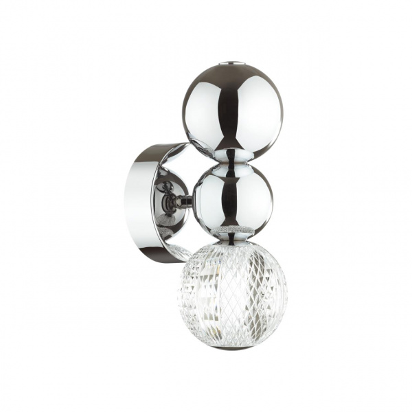 Хром/прозрачный/металл/акрил Бра LED 4W 4000K 230Лм CRYSTAL L-VISION, арт. 5007/4WL