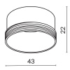 фото Декоративное кольцо для Фокус / Focus LED 5Вт Maytoni Technical RingS-5-W, белый